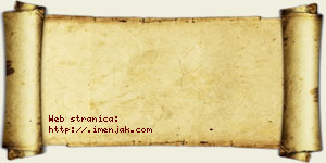 Isidor Rakezić vizit kartica